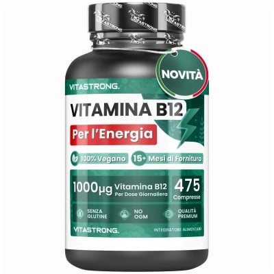 Vitastrong Vitamine B12 475 tabletten - Vti B12 - Pure energie in elke tablet