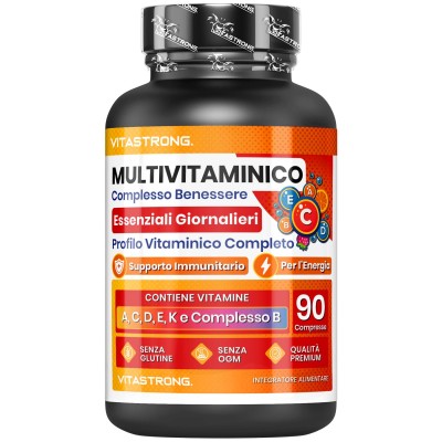 Multivitamine, 90 tabletten VitaStrong | Gemaakt in Italië