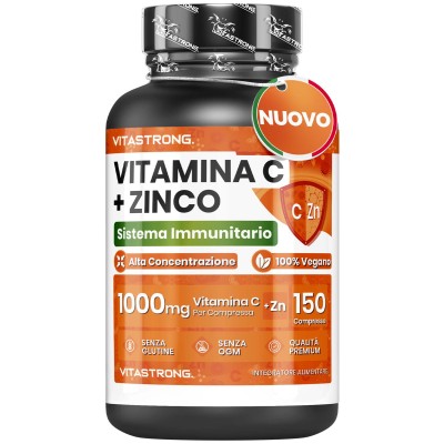 Vitamine C + Zink 150 CPR | Vitastrong