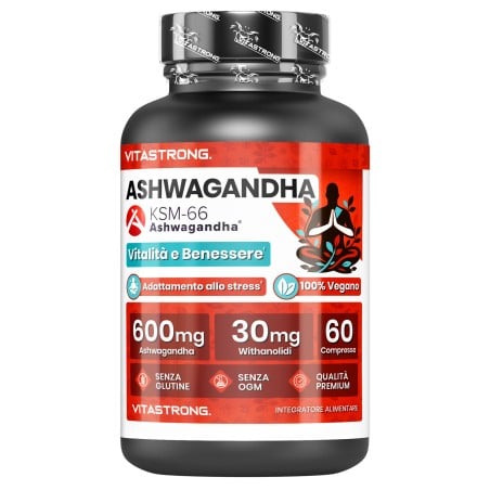 ASHWAGANDHA KSM-66® | Stress en Vitaliteit | Vitastrong