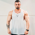 BLACK LINE WHITE TANK TOP